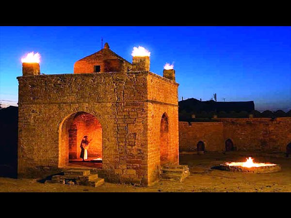 अजरबैजान, अखंड ज्यो त, मुस्लिम देश, मां भगवती, प्राचीन मंदिर