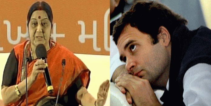 Photo of राहुल गांधी को सुषमा ने दिया करारा जवाब, कहा BJP महिला विरोधी नहीं