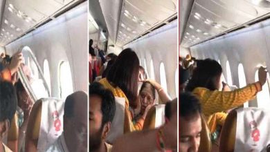 Photo of VIDEO : एयर इंडिया के विमान में झटका लगने से टूटी खिड़की, तीन यात्री चोटिल