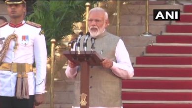 Photo of PM Narendra Modi Oath Ceremony : नरेंद्र मोदी दूसरी बार बने प्रधानमंत्री, गूंजा – मैं नरेंद्र दामोदरदास मोदी…