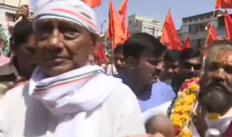 digvijay singh rally in bhopal
