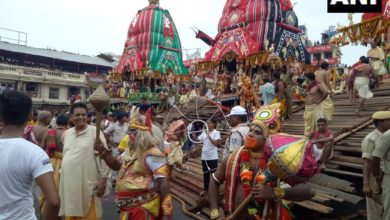 Photo of भगवान जगन्नाथ,बालभद्र और देवी सुभद्रा चलें अपनी मौसी के घर, रथ खींचने पहुंचे सैकड़ों भक्त, देखें VIDEO