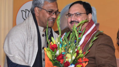 Photo of नई दिल्ली में भाजपा के नवनिर्वाचित राष्ट्रीय अध्यक्ष जेपी नड्डा को सीएम त्रिवेंद्र ने दी बधाई