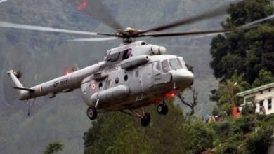 Photo of अरुणाचल प्रदेश में भारतीय नौसेना का हेलीकाप्टर क्रैश, सभी सुरक्षित