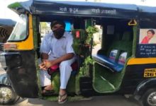 Photo of मुंबई : ऑटो चालक सत्यवान ने की लता जी के अच्छे स्वास्थ्य की कामना, ऑटो रिक्शा पर लगाई बड़ी तस्वीरें