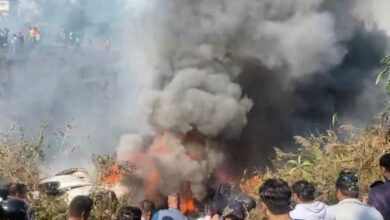 Photo of नेपाल के पोखरा में  यात्री विमान दुर्घटनाग्रस्त, हादसे में 42 लोगों की मौत