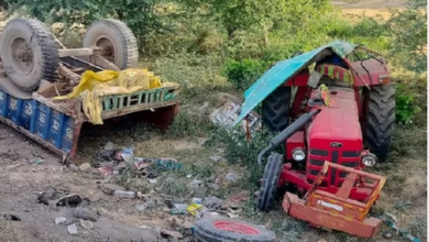 Photo of यूपी के मैनपुरी में बड़ा हादसा, ट्रक ने ट्रैक्टर में मारी टक्कर, चार की मौत, 18 घायल