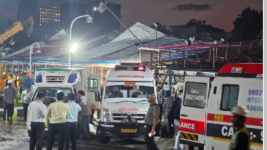 Photo of मुंबई: तेज आंधी में 100 फीट ऊंचा होर्डिंग पेट्रोल पम्प पर गिरा, 14 की मौत